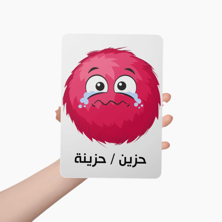 Twinkle &amp; Giraffe Arabic Emotions and Feelings Flashcards