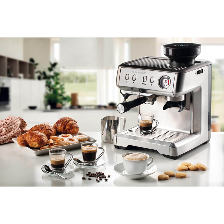 Ariete 1313 Espresso Machine with Coffee Grinder