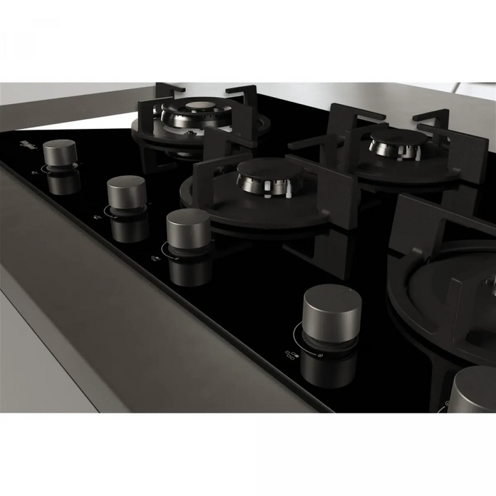Ariston Built-In Gas Hob 90 cm Black Glass