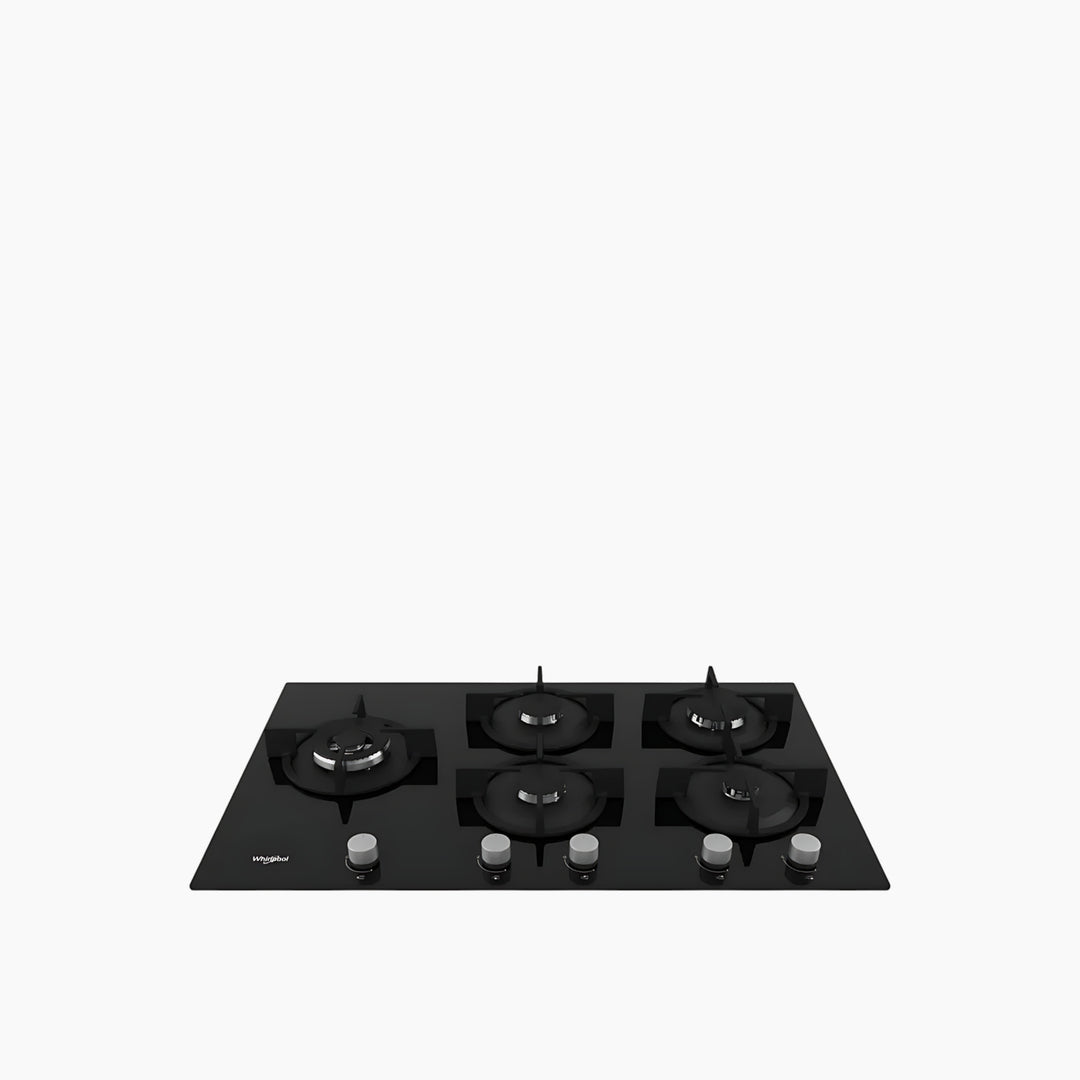 Ariston Built-In Gas Hob 90 cm Black Glass
