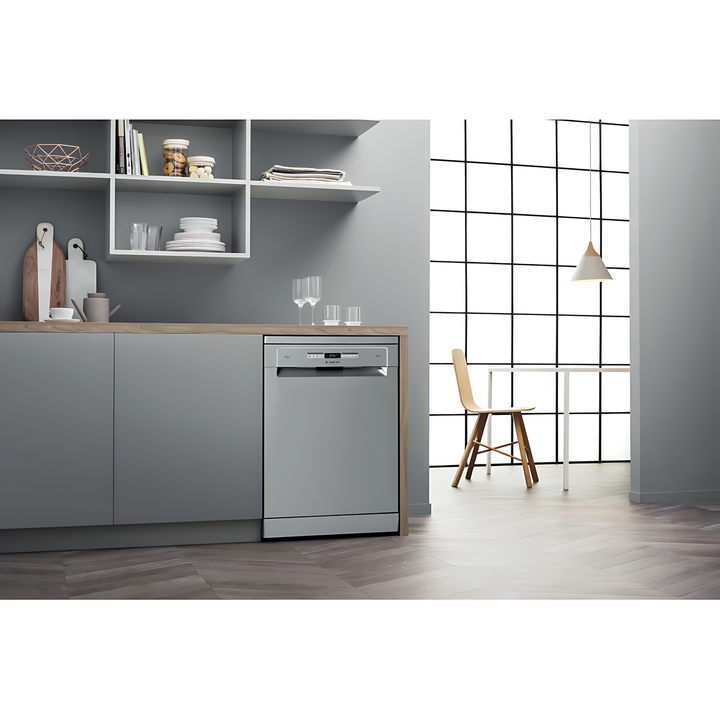 Ariston Dishwasher 10 Programs Inox 5 Spray 15 Sets 3 Baskets A+++