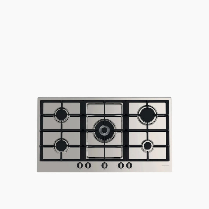 Ariston Gas Hob Built in 5 Burners 90 cm Cast Iron Pan Support