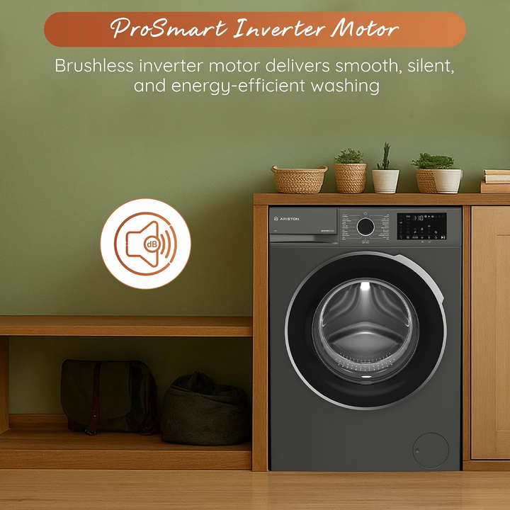Ariston Washing Machine 1200 RPM A+++ Manhattan Grey