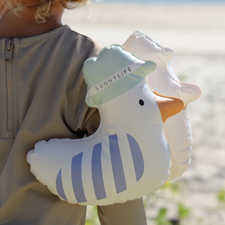 Sammy the Seagull blue stripe arm band