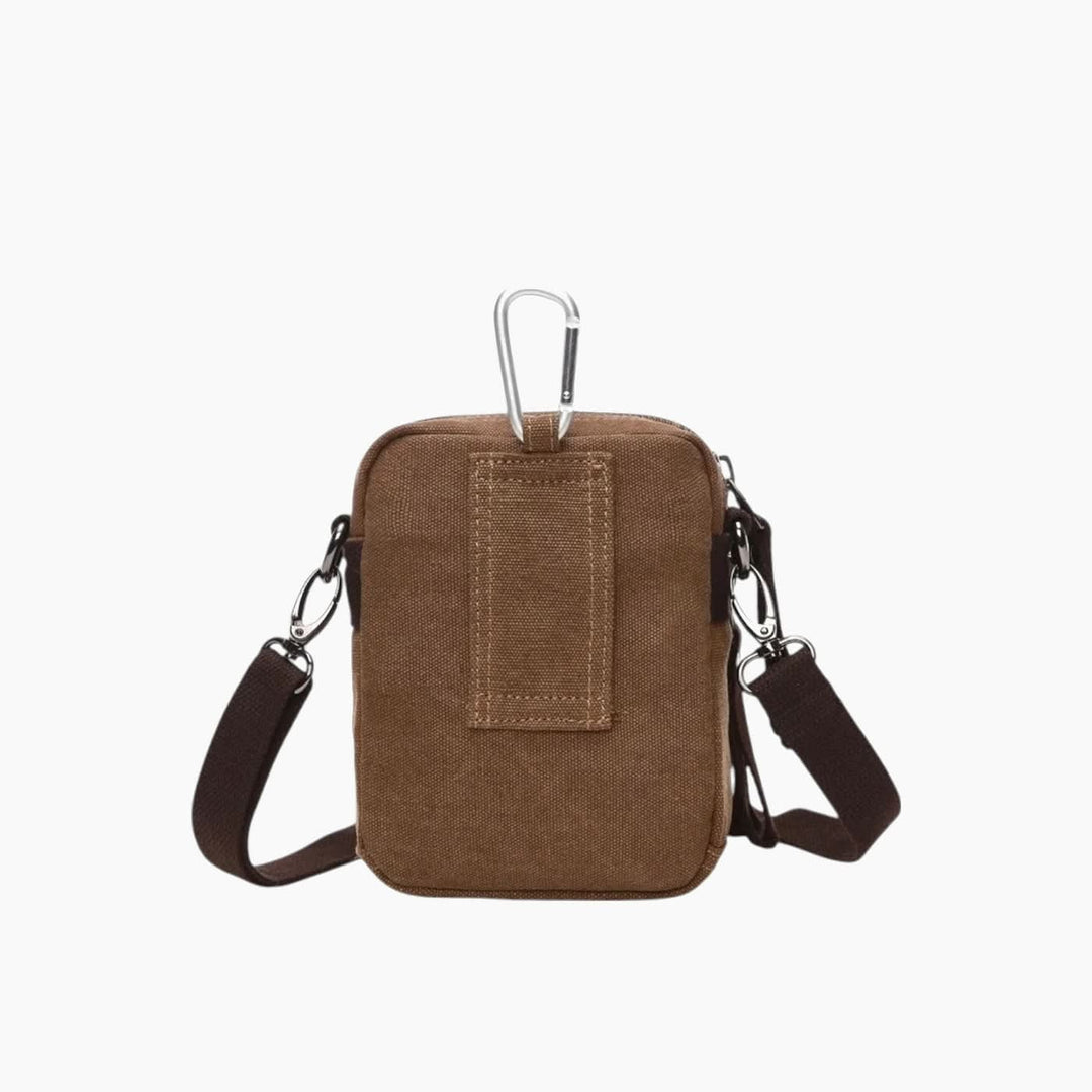 Leopardous Canvas Crossbody Bag