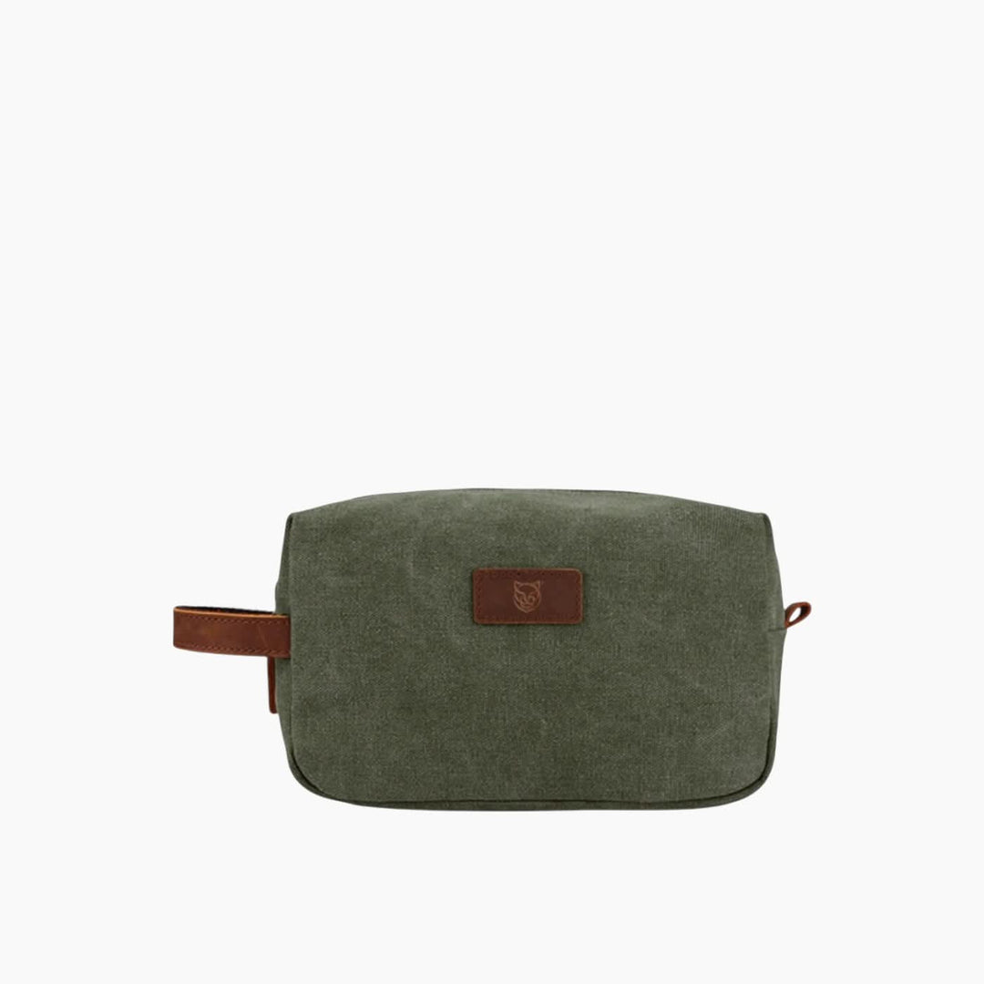 Leopardous Canvas Pouch