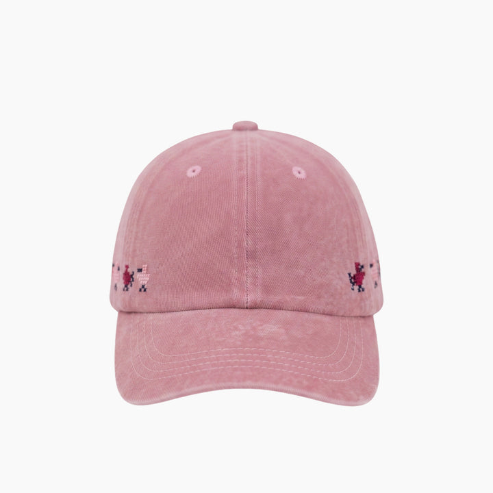 Asafeer Light Pink Cap - (Birds Cap)