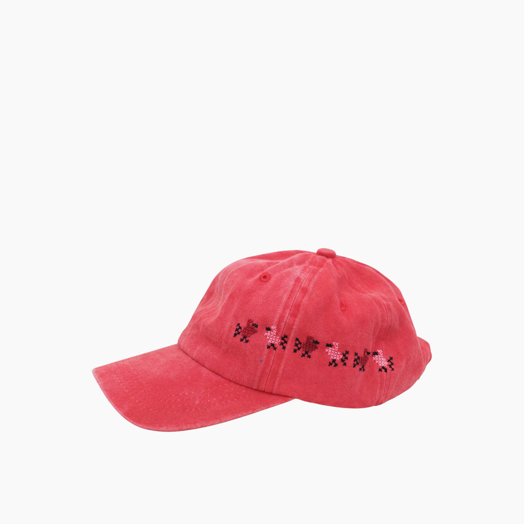 Asfour Red Cap - (Birds Cap)