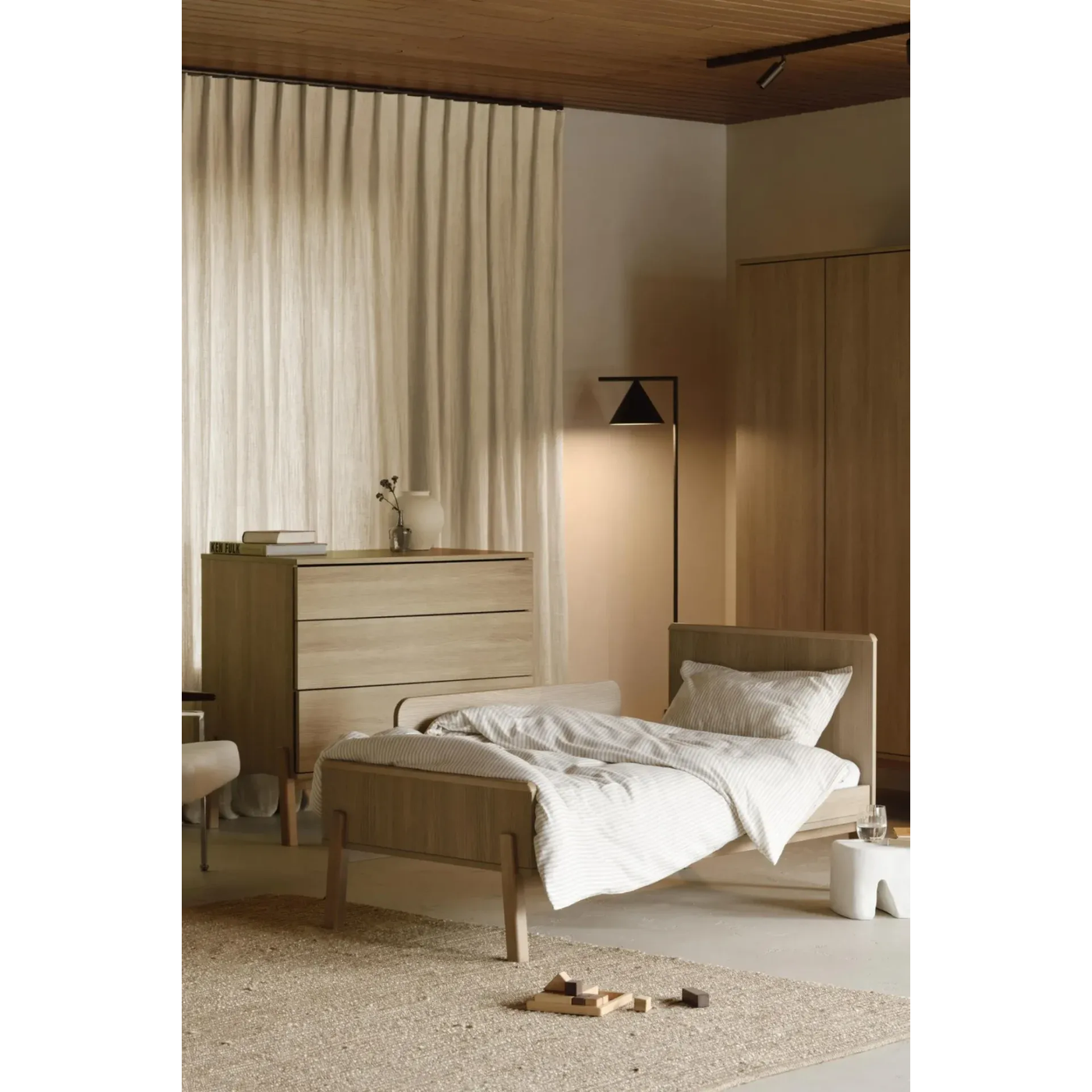 Quax Ashi Bed 140*70 Cm Honey Ash Quax Ashi Bed 140*70 Cm Honey Ash