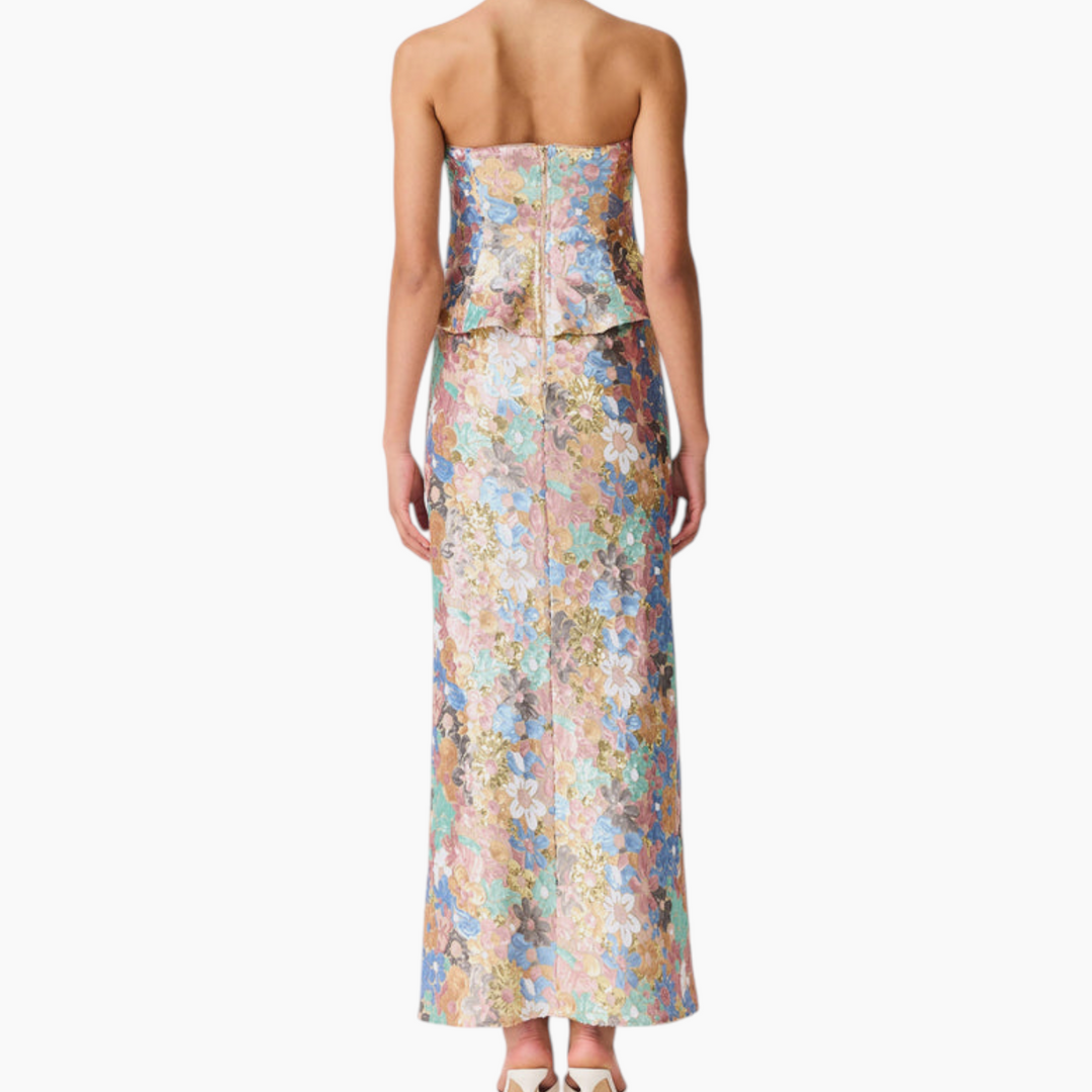 Elliatt Athea Sequin Gown in Floral