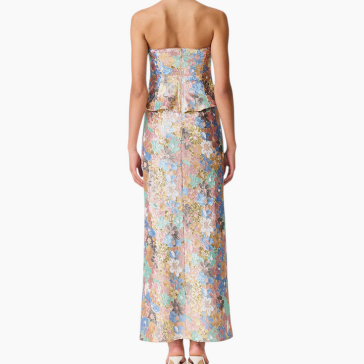 Elliatt Athea Sequin Gown in Floral