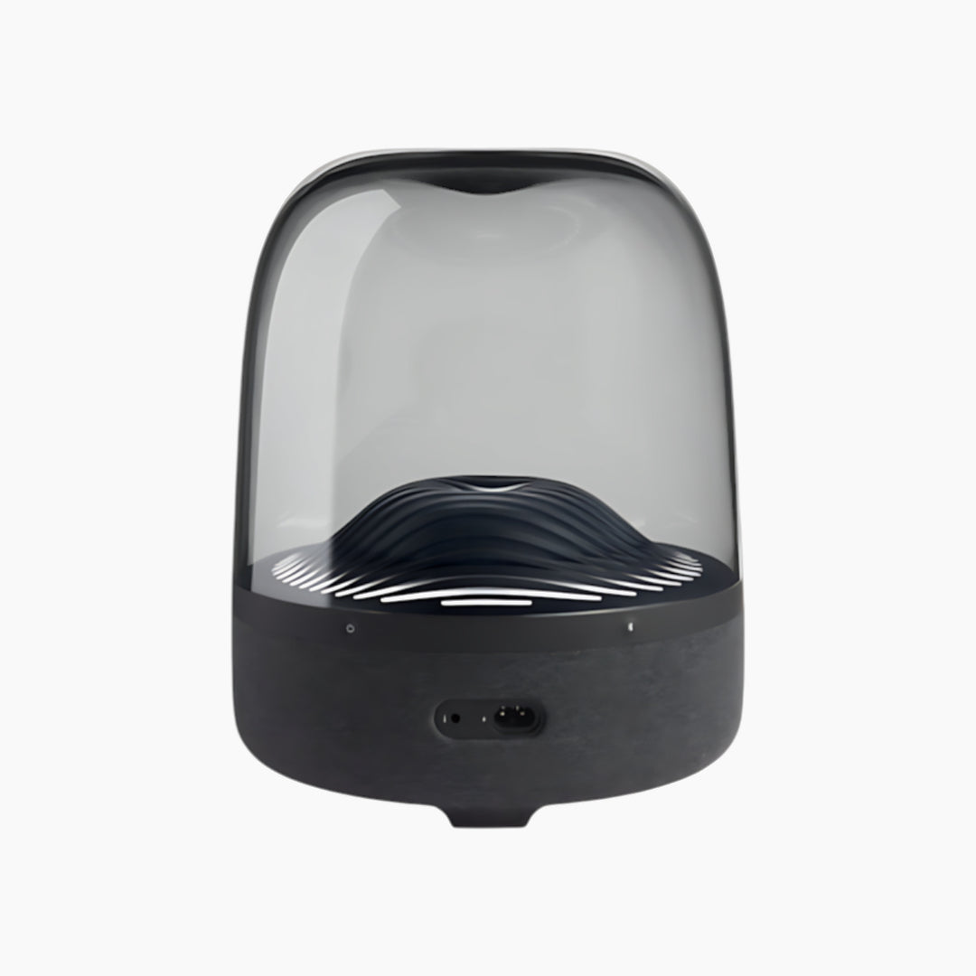 Harman Kardon Aura Studio 3 wireless speaker with ripple effect lighting