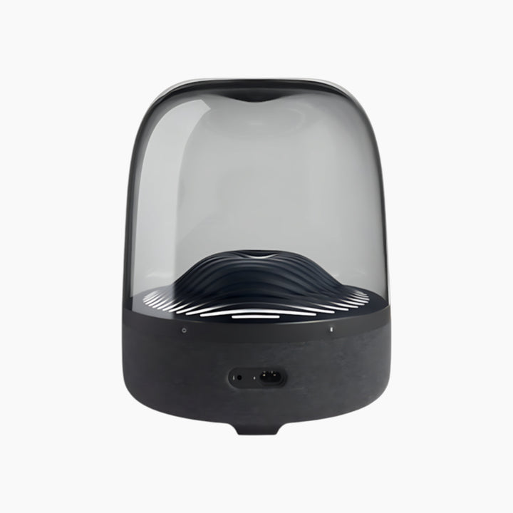 Harman Kardon Aura Studio 3 wireless speaker with ripple effect lighting