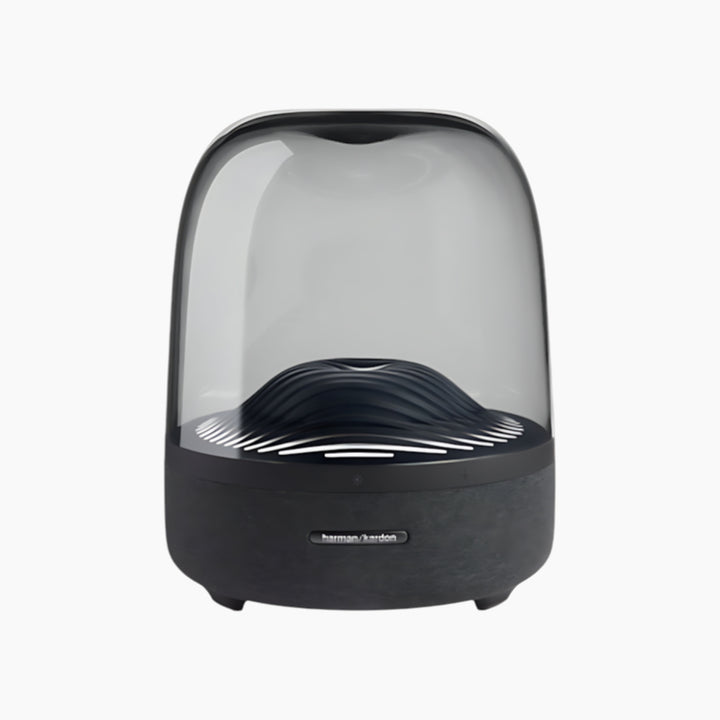 Harman Kardon Aura Studio 3 wireless speaker with ripple effect lighting