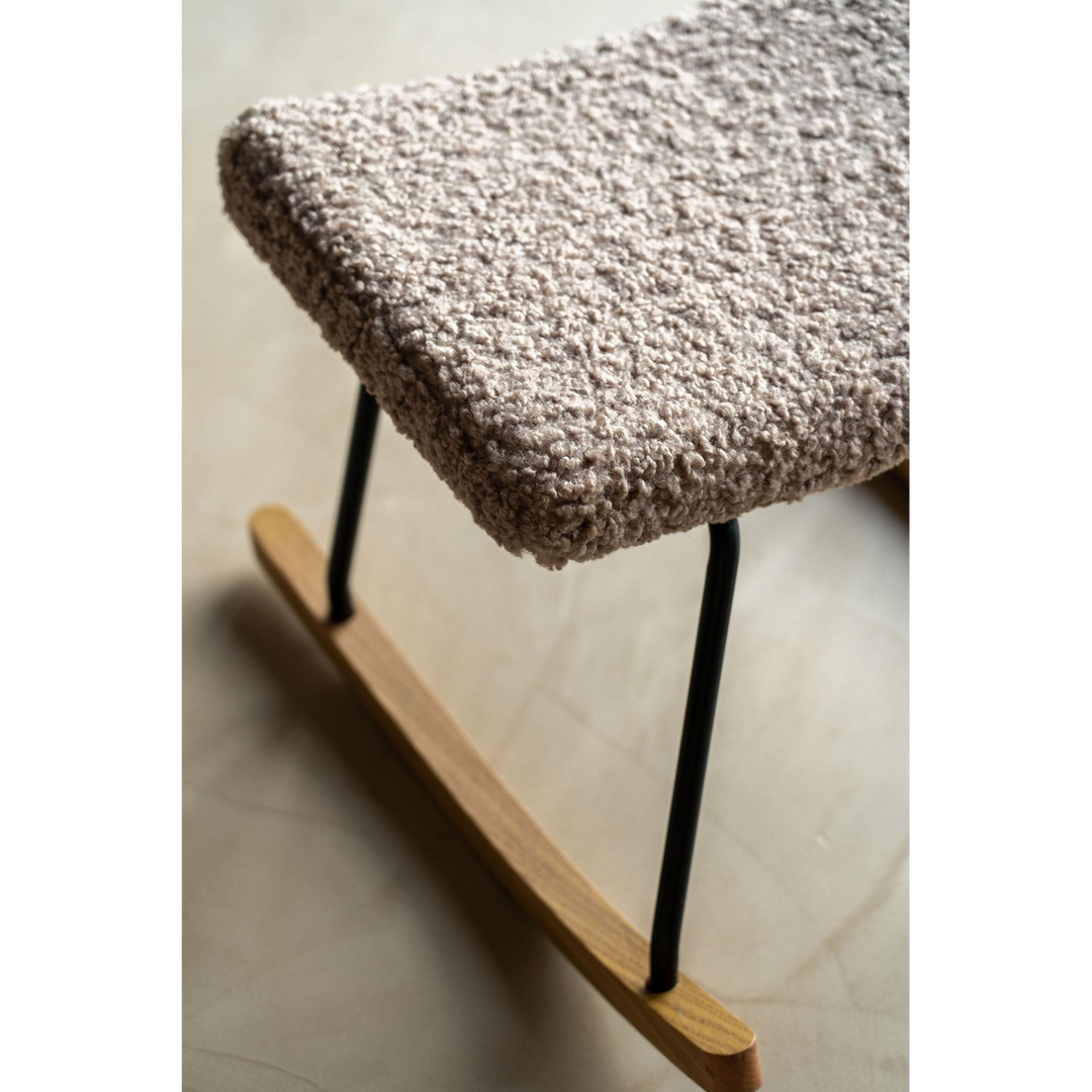 Quax Hocker Rocker De Luxe Teddy Stone footrest
