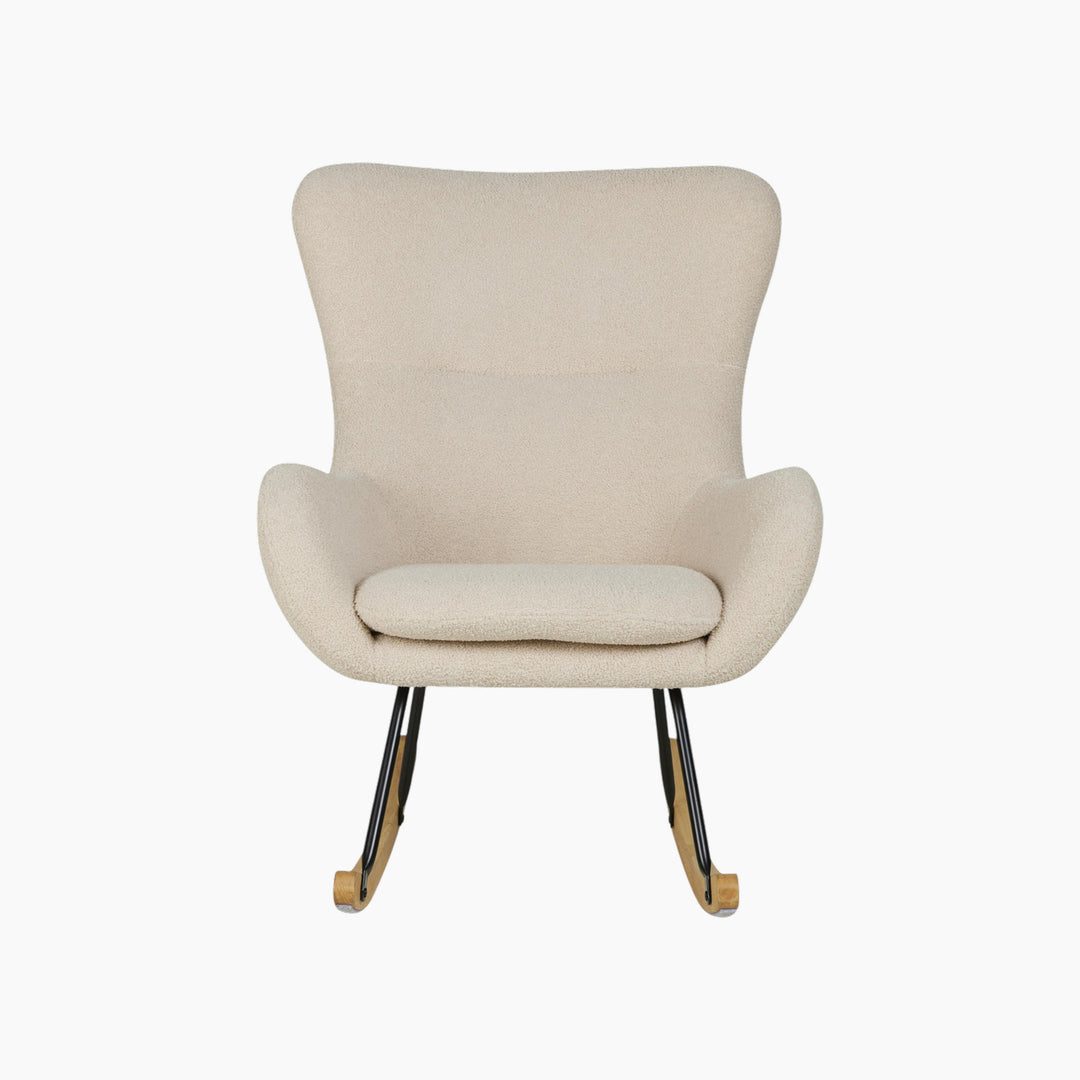 Quax Rocking Chair Basic Bouclé Sheep Beige