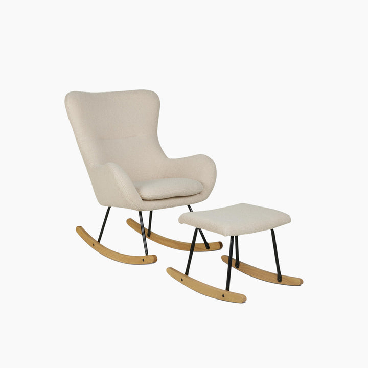Quax Rocking Chair Basic Bouclé Sheep Beige