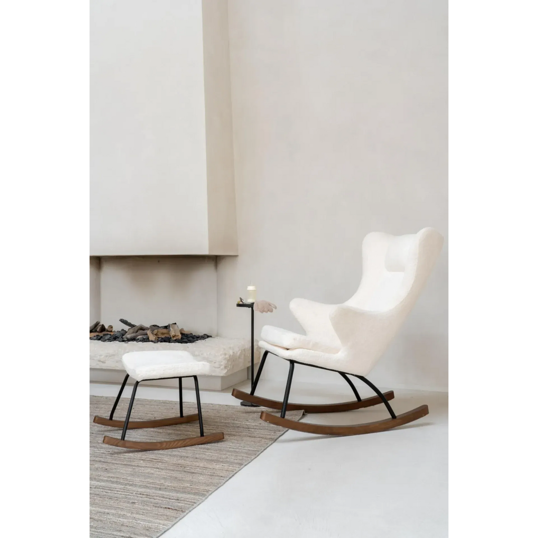 Quax Rocking Chair De Luxe Adult Cream