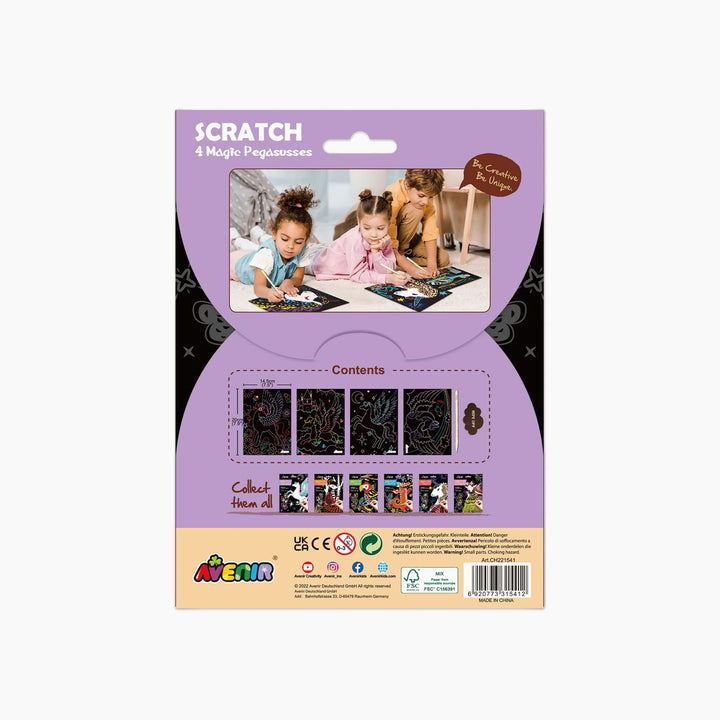 Avenir Scratch - 4 Magic Pegasuses