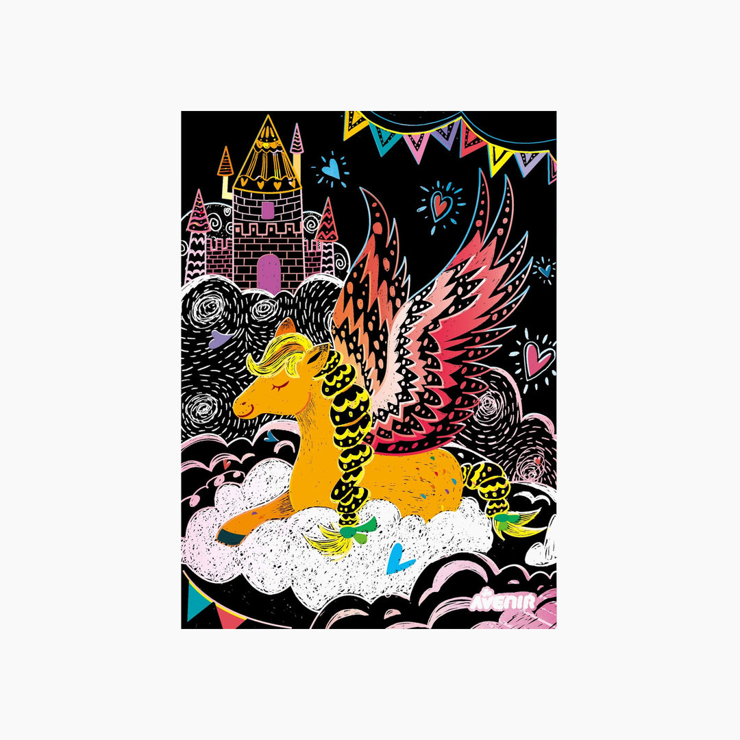 Avenir Scratch - 4 Magic Pegasuses