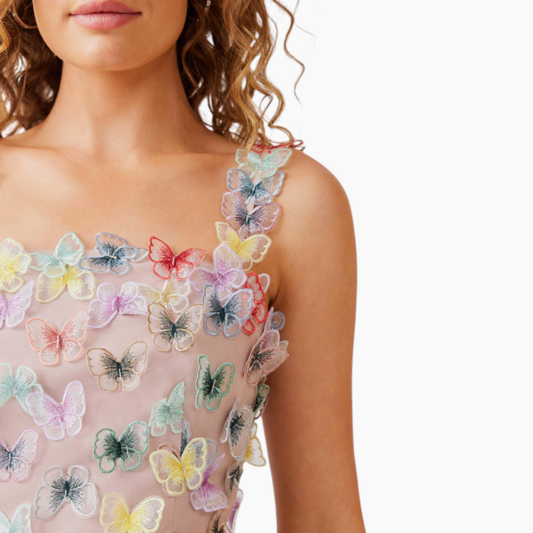 Elliatt Aviva Party Mini Dress in Pink