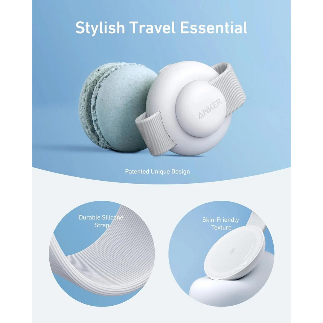 شاحن Anker MagGo 2 في 1 Qi2 بقوة 15 واط
