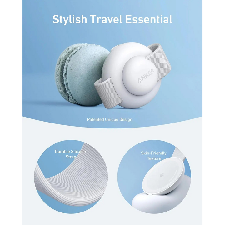 شاحن Anker MagGo 2 في 1 Qi2 بقوة 15 واط