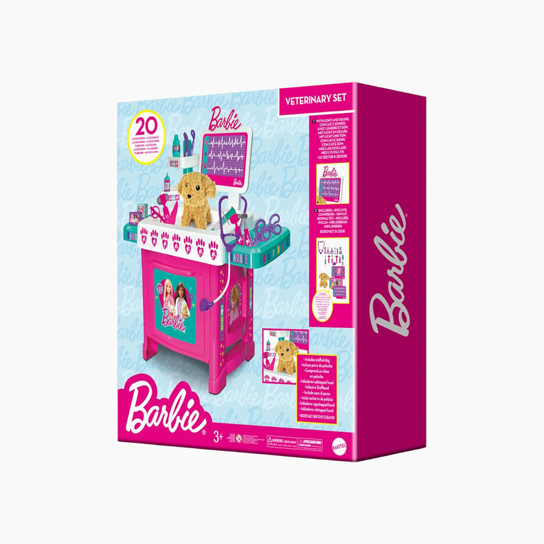Barbie Vet Playset With Plush Dog