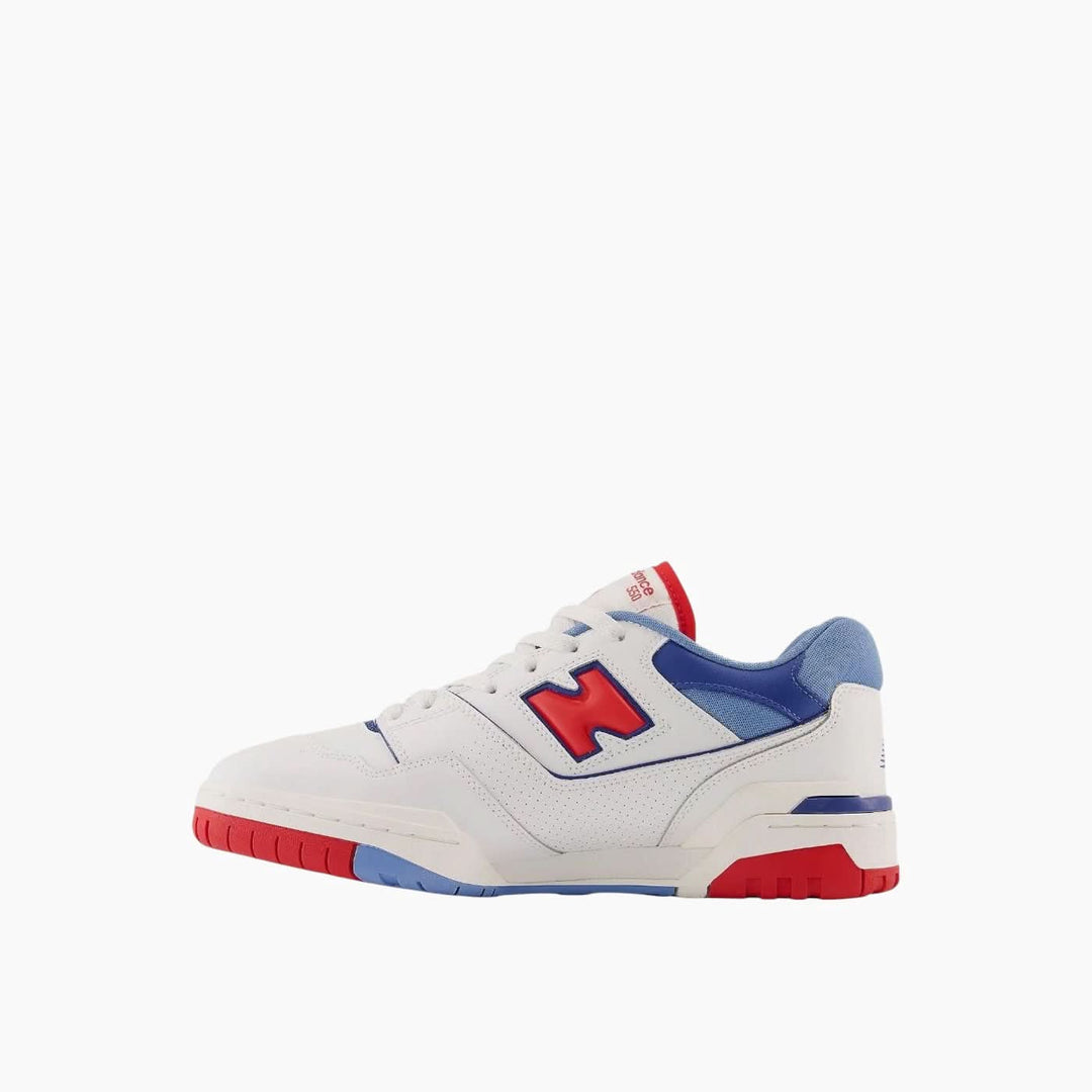 New Balance 550 Red Atlantic Blue Sneakers