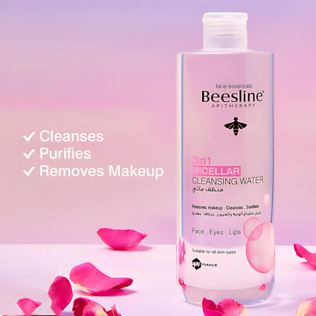 Beesline 3 in 1 Micellar Cleansing Water Pack 400 and 100 ml Free