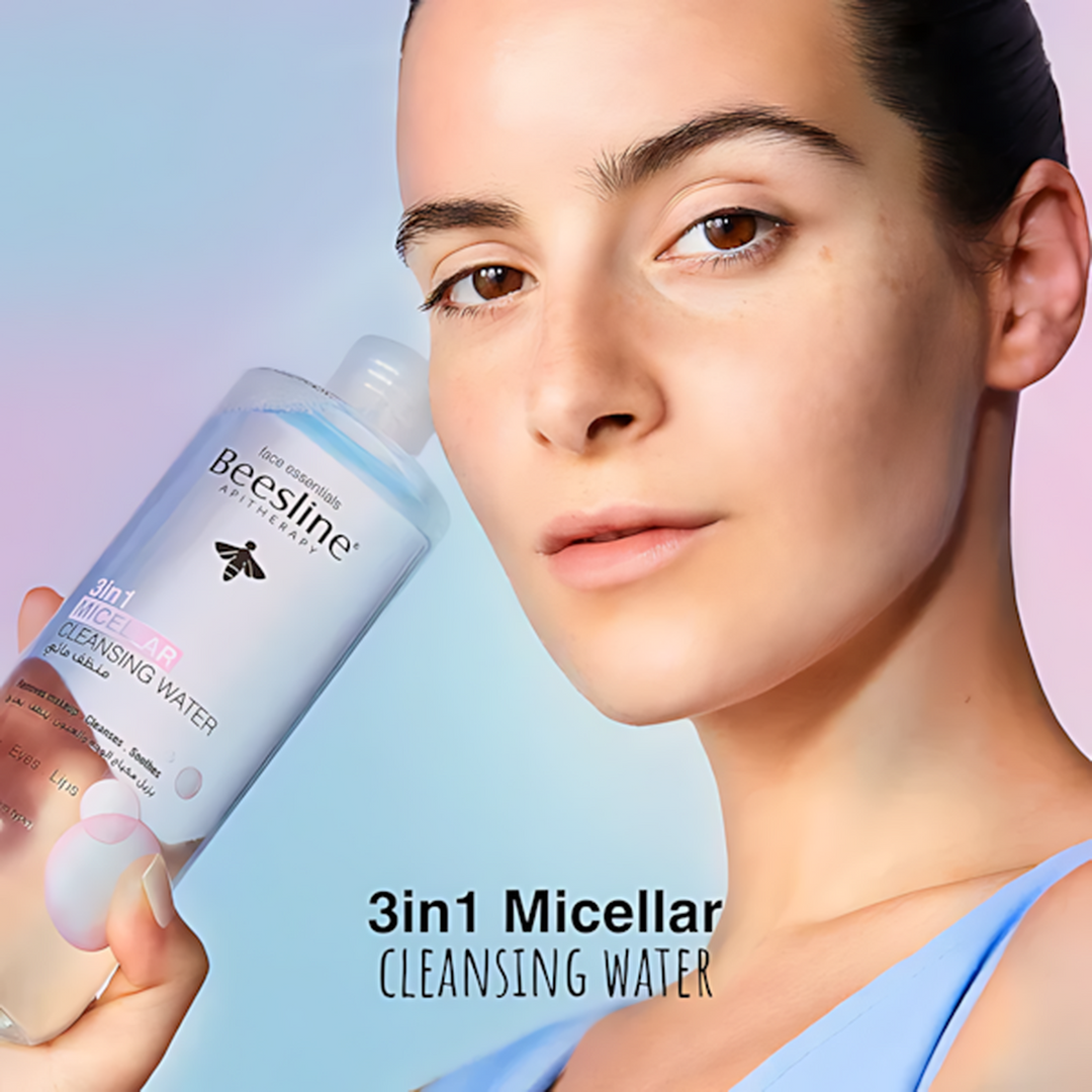 Beesline 3 in 1 Micellar Cleansing Water Pack 400 and 100 ml Free