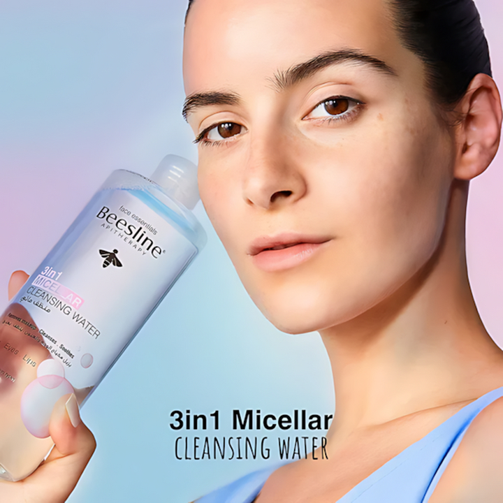 Beesline 3 in 1 Micellar Cleansing Water Pack 400 and 100 ml Free