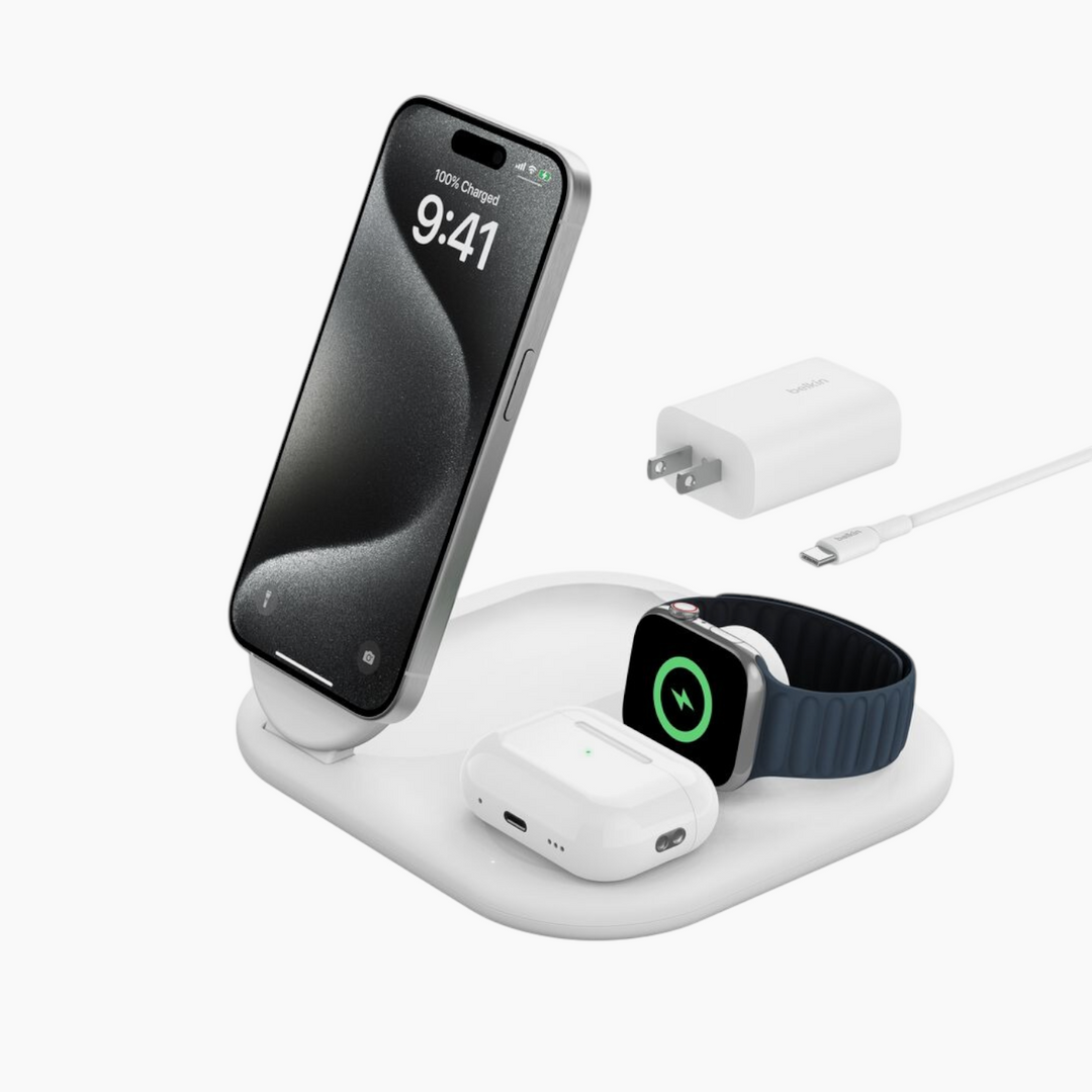Belkin 3-In-1 Magnetic Foldable Wireless Charger