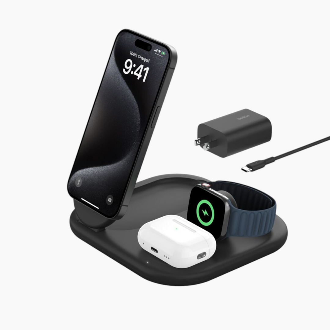 Belkin 3-In-1 Magnetic Foldable Wireless Charger