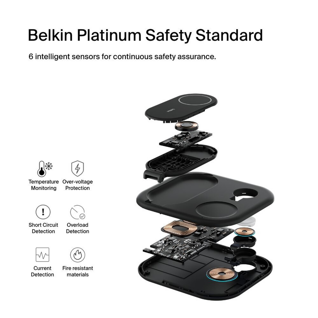 Belkin 3-In-1 Magnetic Foldable Wireless Charger