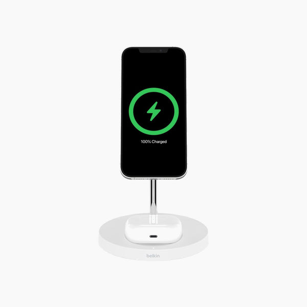 Belkin Boost Charger Pro 2-In-1 Wireless Charger Stand With Magsafe