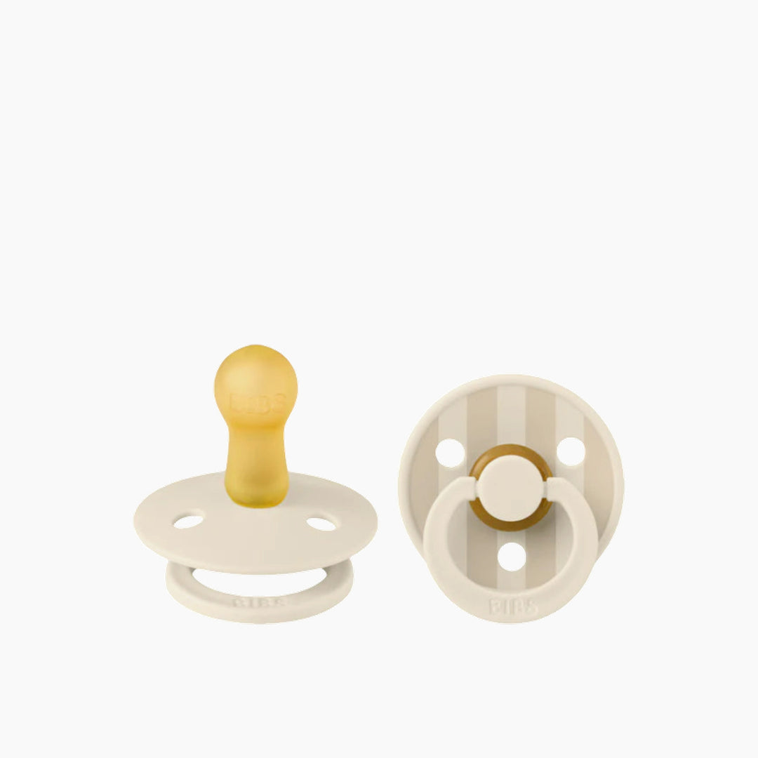 BIBS Studio Size 2 PIN Ivory Vanilla Mix natural rubber latex pacifier