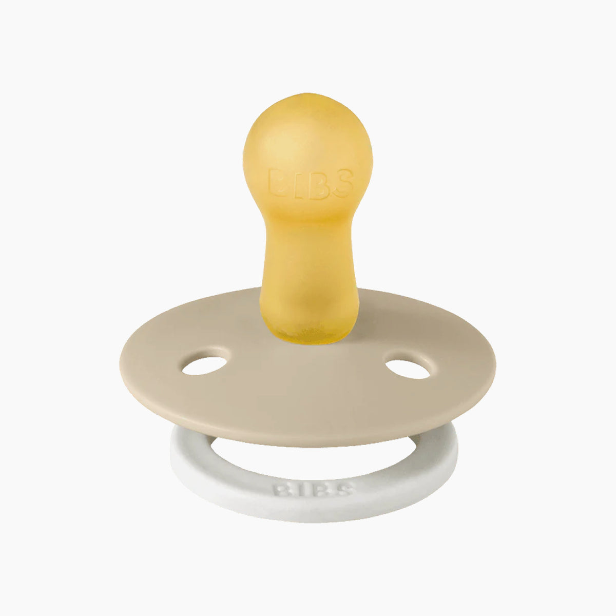 BIBS Colour Size 2 pacifier in Vanilla Glow finish