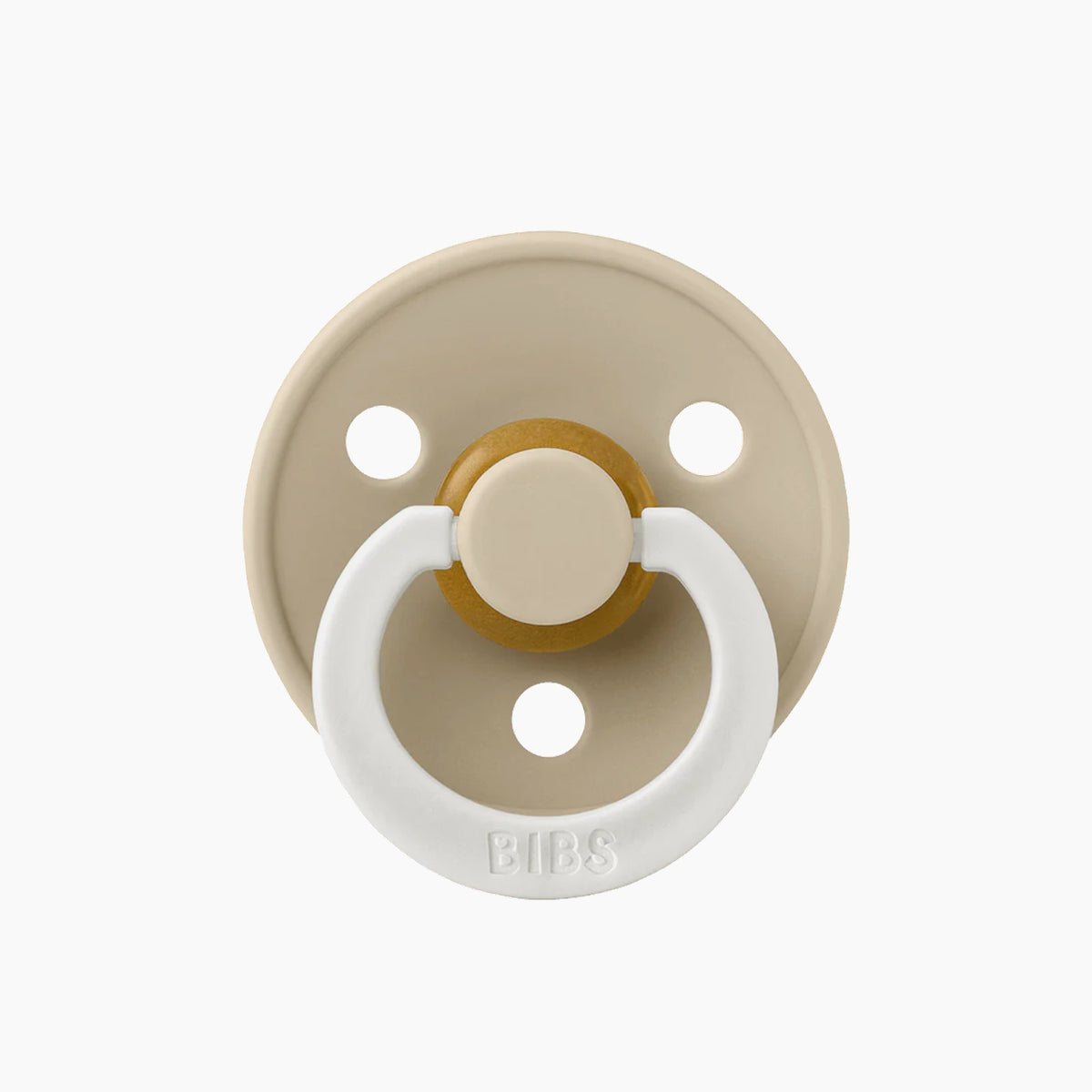 BIBS Colour Size 2 pacifier in Vanilla Glow