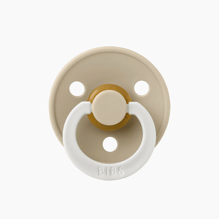 BIBS Colour Size 2 pacifier in Vanilla Glow