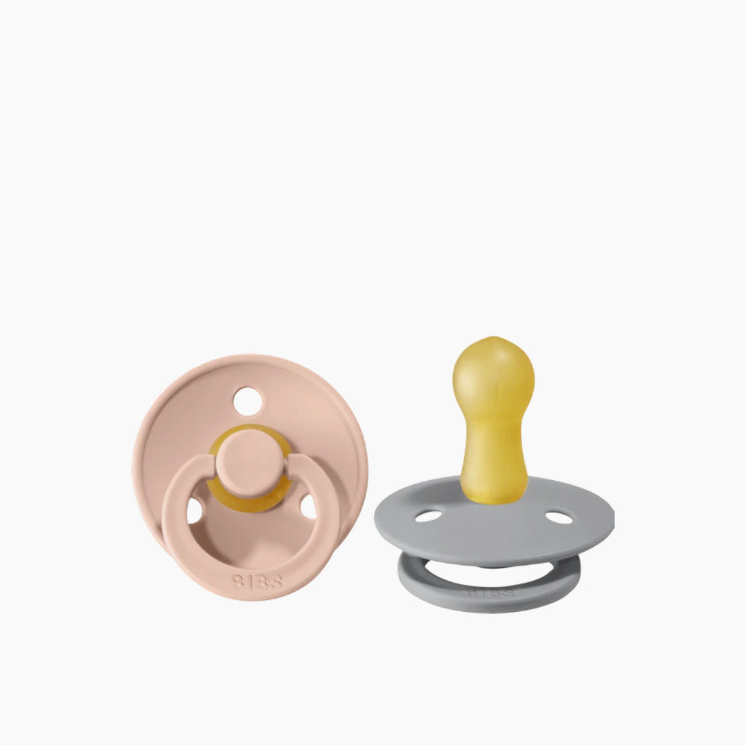 Bibs Pacifier Original Colour LaTeX 2 Pk Cloud &amp; Blush