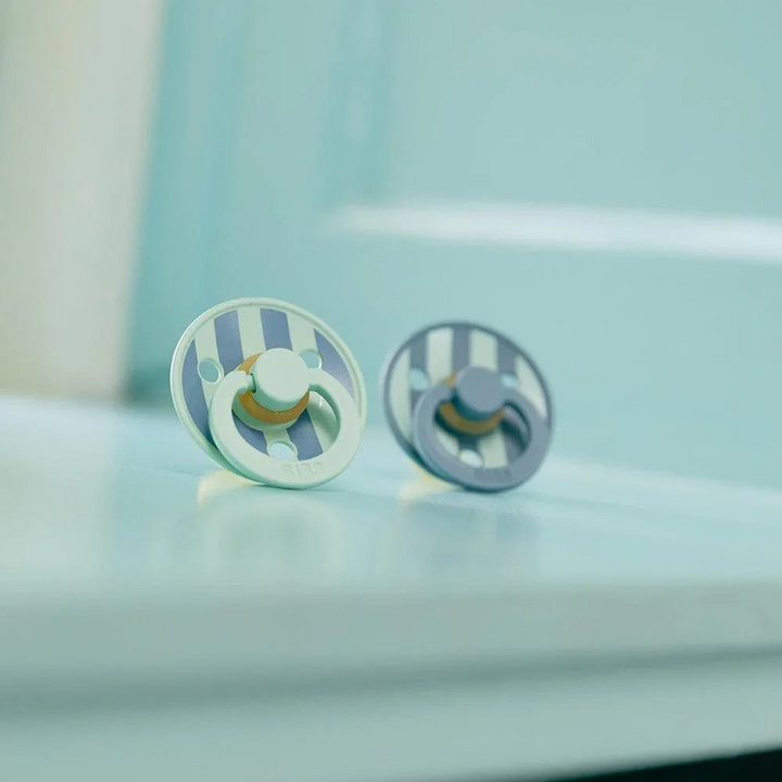 Bibs Studio Colour Pacifiers 2 Pack Block
