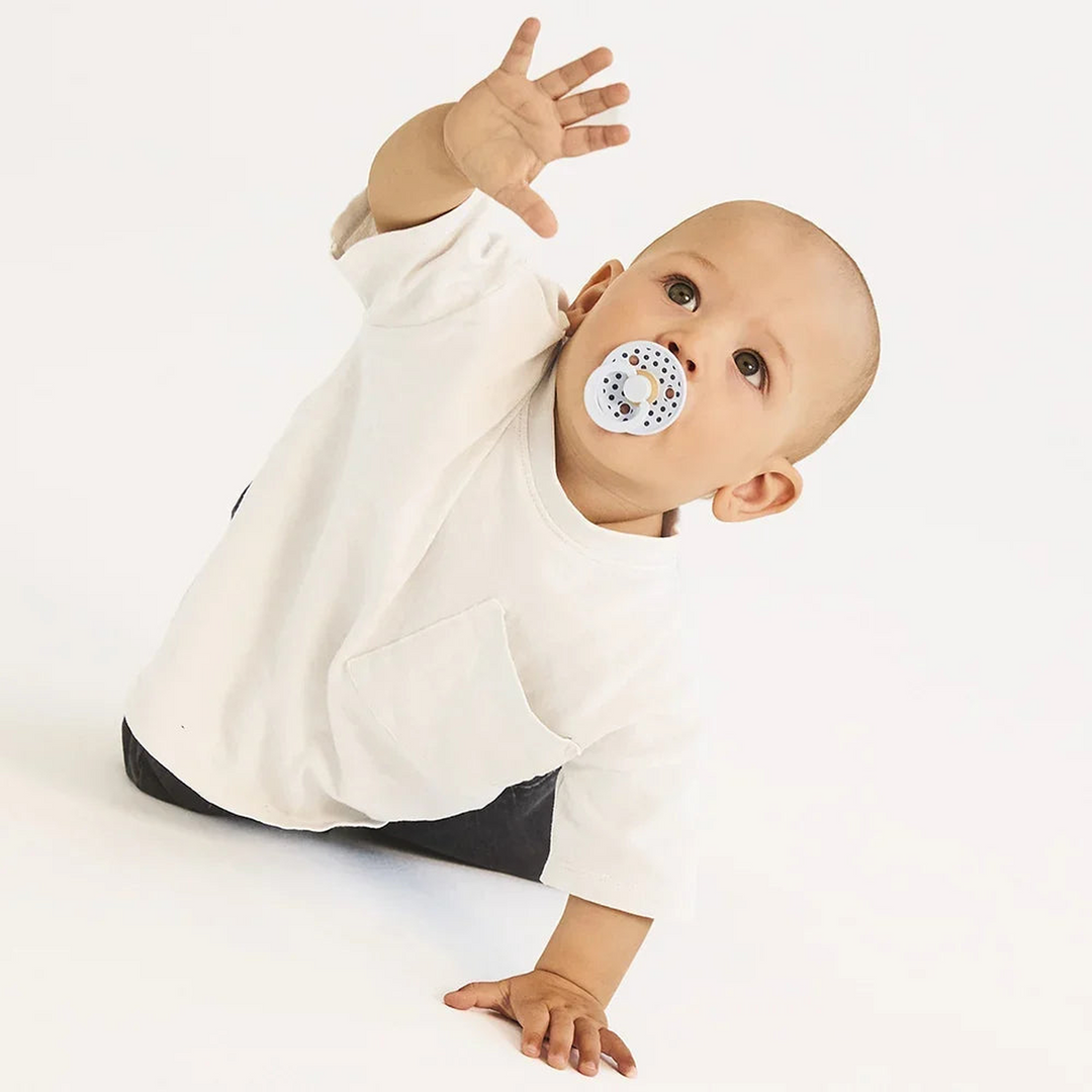Bibs Studio Colour Pacifiers 2 Pack Polka