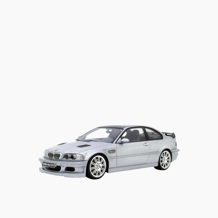 OttoMobile BMW M3 GTR E46 Silver 1:18 Scale Model Car