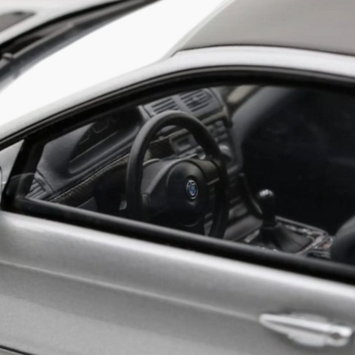 OttoMobile BMW M3 GTR E46 Silver 1:18 Scale Model Car