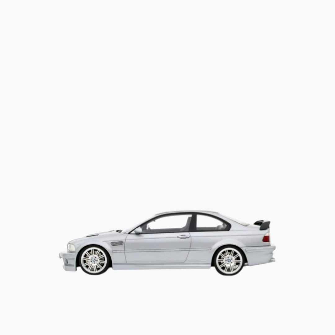 OttoMobile BMW M3 GTR E46 Silver 1:18 Scale Model Car