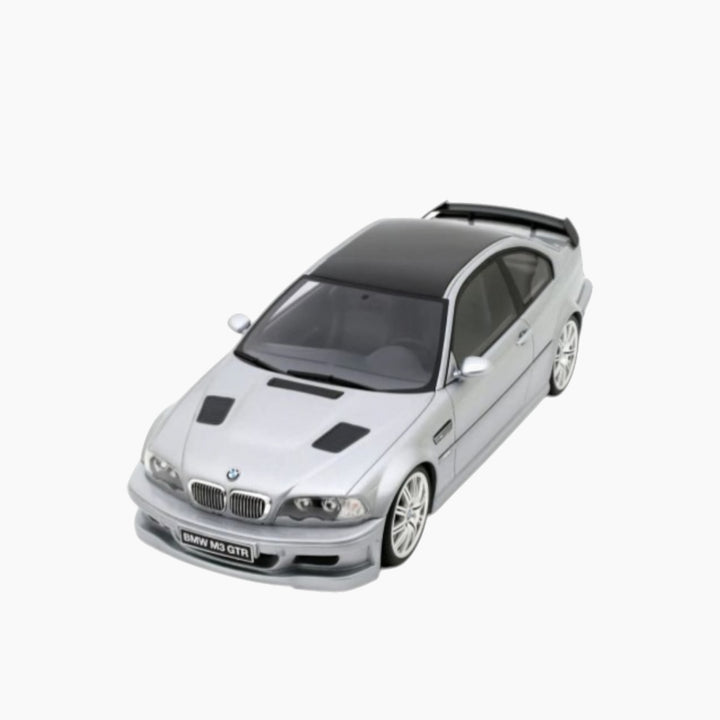 OttoMobile BMW M3 GTR E46 Silver 1:18 Scale Model Car