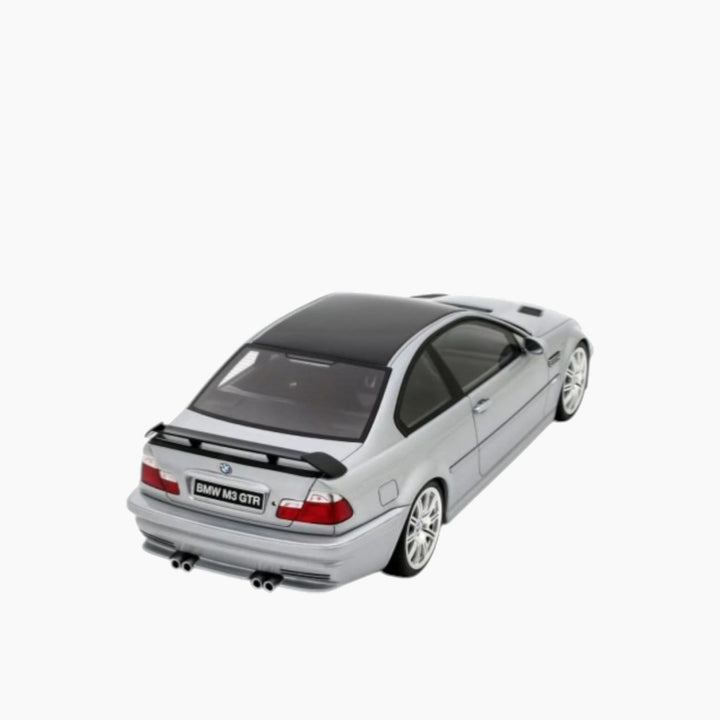 OttoMobile BMW M3 GTR E46 Silver 1:18 Scale Model Car
