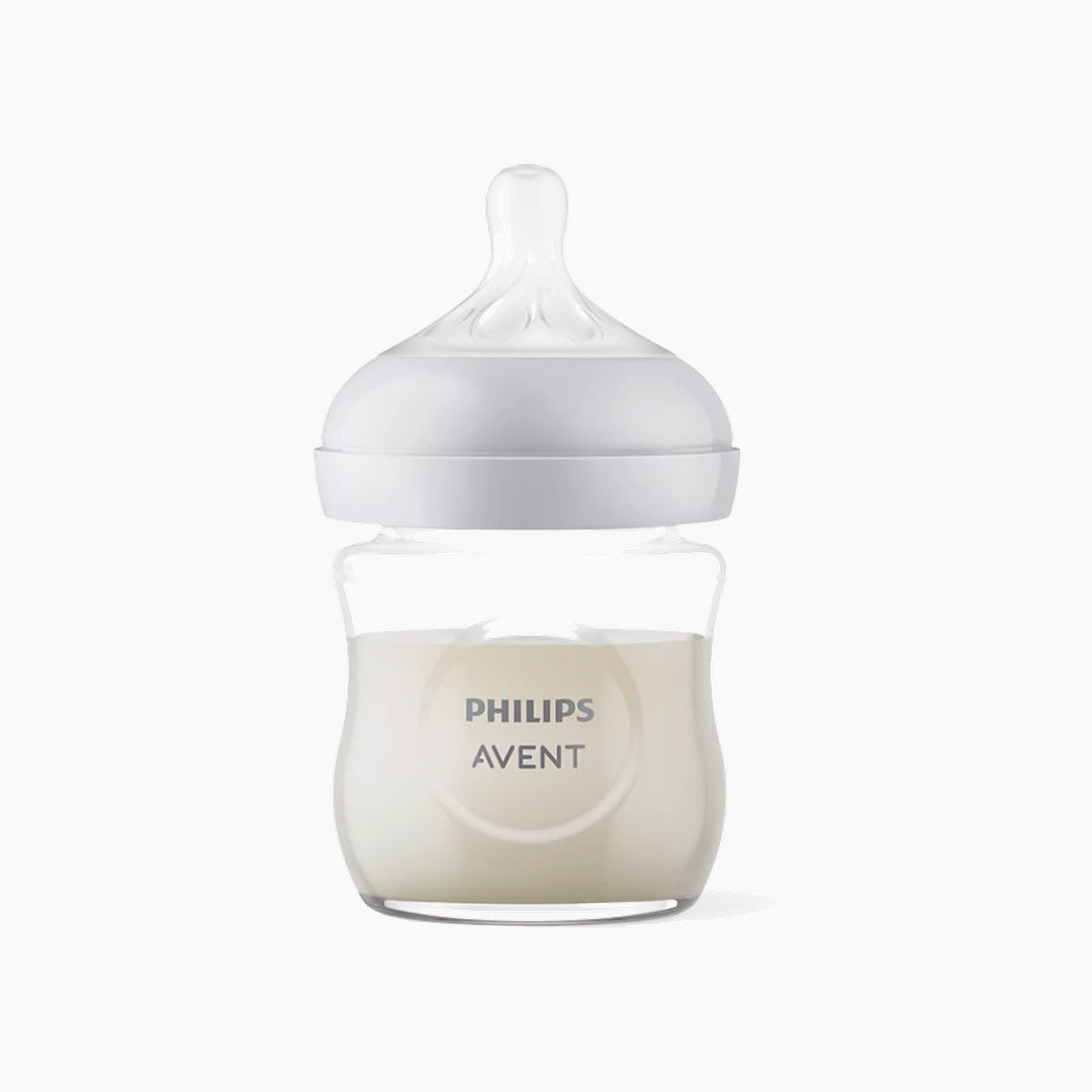 Philips Avent Natural 3.0 Glass Bottle (4 Oz) 1 Pack
