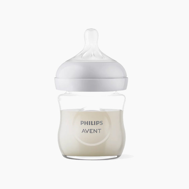 Philips Avent Natural 3.0 Glass Bottle (4 Oz) 1 Pack